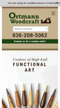 Mobile Screenshot of ortmannwoodcraft.com
